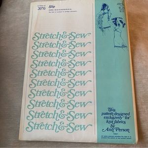 Vintage Stretch & Sew Pattern Slip New